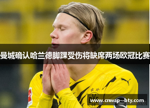 曼城确认哈兰德脚踝受伤将缺席两场欧冠比赛 曼城确认哈兰德脚踝受伤将缺席两场欧冠比赛